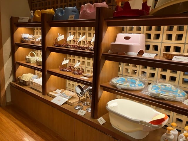 蓬平温泉和泉屋のアメニティコーナー