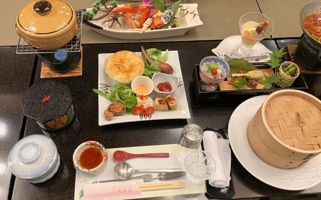 蓬平温泉和泉屋の子ども用夕食