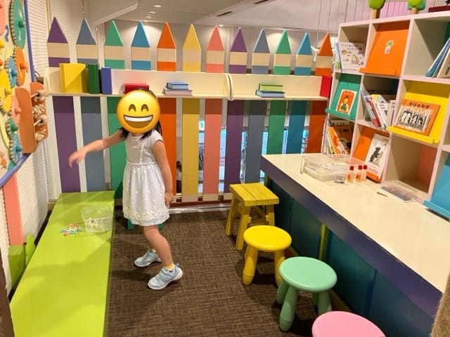 エピナール那須の絵本コーナー
