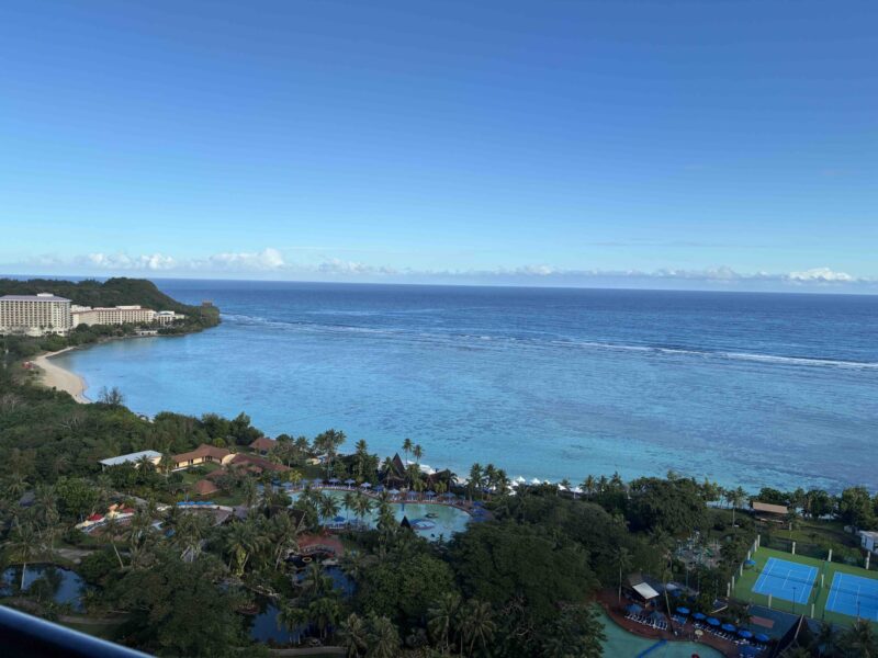 PICグアム　ロイヤルクラブルームからの眺望