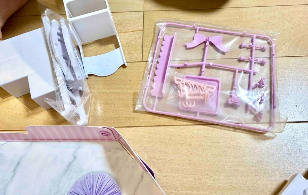ゆめみるリカちゃんのおへやのプラスチックパーツ