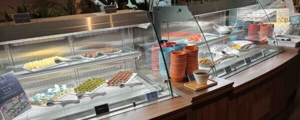 TAOYA日光霧降の夕食ビュッフェのデザートコーナー
